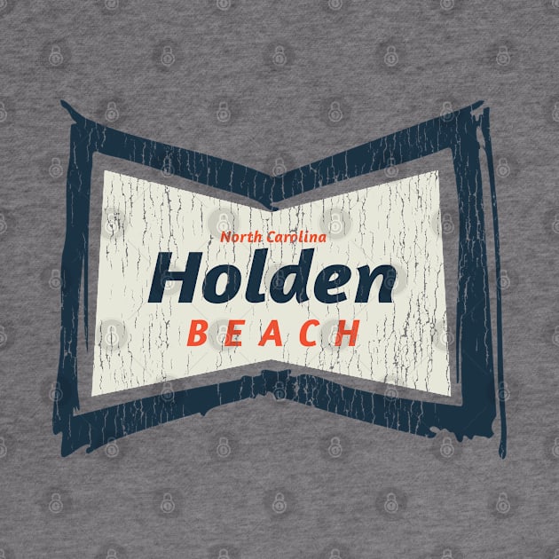 Holden Beach, NC Summertime Vacationing Bowtie Sign by Contentarama